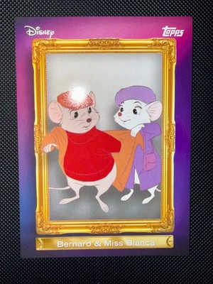 2026 Topps Disney Neon - Bernard & Miss Bianca Family First - #FF-7