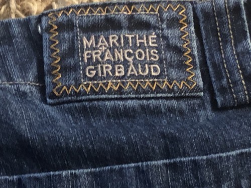 Marithe Francois Girbaud Shuttle Tape Shorts Baggy SZ:46 Skater Blue Denim Y2K - Picture 5 of 7