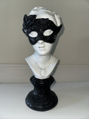 Halloween Renaissance Masked Bust  Tabletop Decor Resin