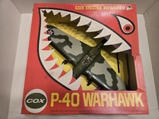 Vintage P-40 Warhawk Cox Gas Engine Powered