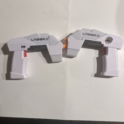 Laser X Two Player Revolution Double Blasters Battery Operated Laser Tag Gaming