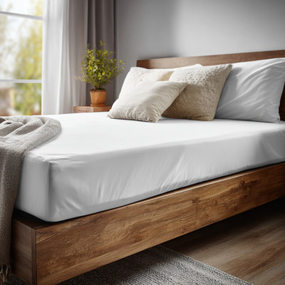 Bargoose Basic- 100% Polypropylene, Mattress Protector, Fitted Style