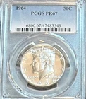 1964 Kennedy Half Dollar PCGS PR67