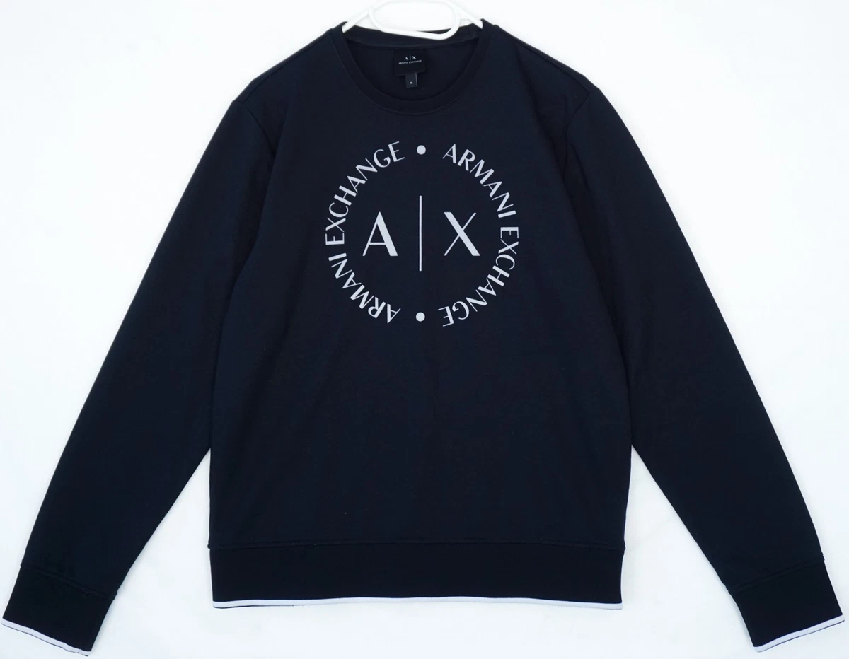 Armani Exchange Crew Neck Regular Size Sweaters for Men for sale 
