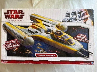 Hasbro Star Wars Clone Wars Y-Wing Bomber MISB Legacy Collection New Sealed