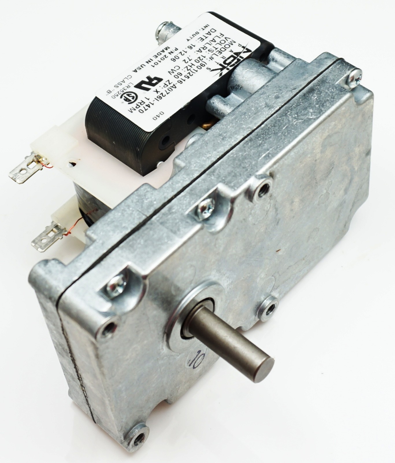 Pellet Stove Auger Feed Motor for Drolet, PS44038