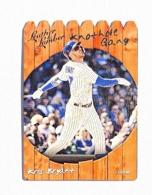 Kris Bryant ~ 2019 Panini Leather & Lumber ~ Knothole Gang #KHG-7