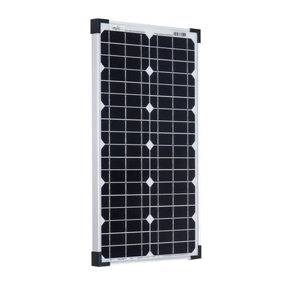 Solarpanel 30W MONO 12V Solarzelle Solarmodul ESG-Glas Offgridtec