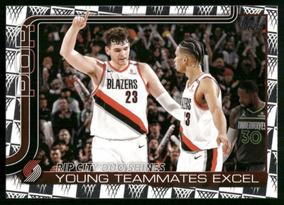 Portland Trailblazers - 2025-26 Topps Flagship Basketball -Tip-Off Parallel #289