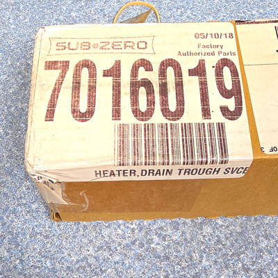Sub-Zero 7016019 Drain Trough Heater Compatible w/ Sub-Zero 7016019