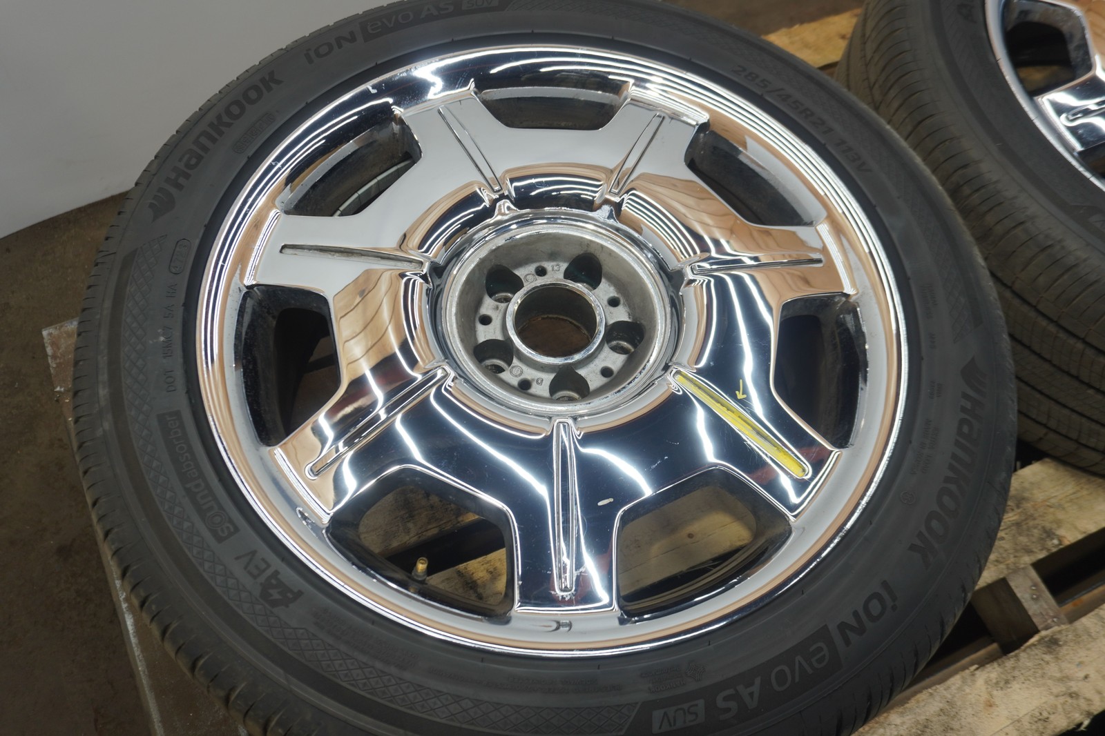 Chrome 21" Staggard Wheel Rim La 173 5x120 36116768759 Rolls Royce Phantom VII