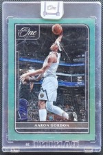 2021-22 Panini One and One Aaron Gordon Green 5/5 Encased