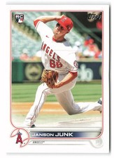 2022 Topps #594 Janson Junk Rookie Los Angeles Angels