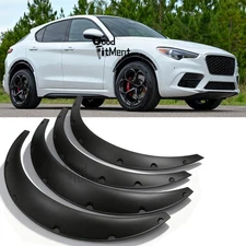 For Alfa Romeo Stelvio 4.5" Car Fender Flares Extra Wide Body Wheel Arches Kit