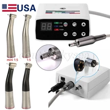 USA Dental Electric Brushless Micro Motor/1:5 LED Fiber Optic Handpiece