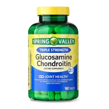 Spring ValleyTriple Strength Glucosamine Chondroitin Dietary Supplement Tablets 
