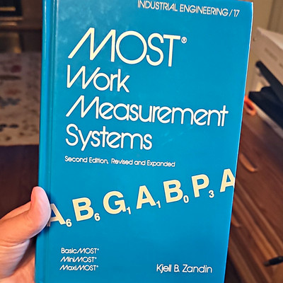 MOST Work Measurement Systems Kjell B. Zandin 2nd Rev Expanded HC 1980