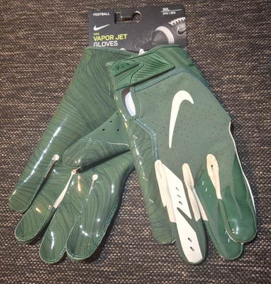 NIKE VAPOR JET 5.0 NFL ISSUED RECEIVER FOOTBALL GLOVES, PGF659