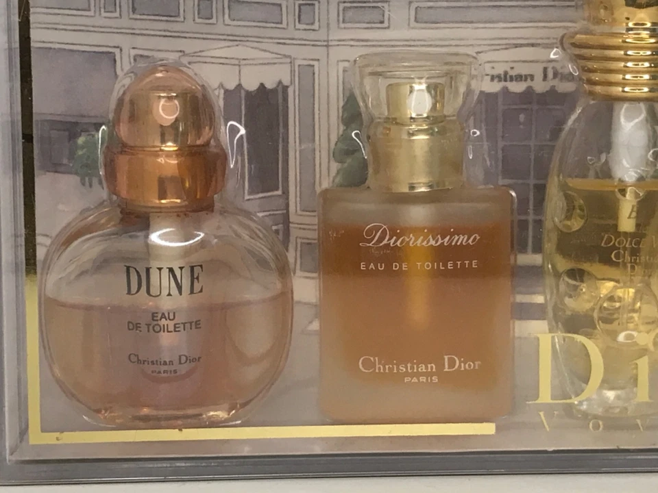 De colección Christian Dior MINI Perfumes Spray Set 5 piezas Tendre Poison, Diorissimo, Dune Foto 3 de 4