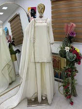 Designer Indian Pakistani top plazzo Bollywood Dress Party Wear Suit wedding