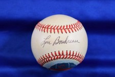 Lou Boudreau PSA DNA Autograph American League Hand Painted Baseball Signed