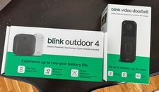 Blink Video Doorbell  Outdoor 4 XR Smart Security Camera - Both Brand NEW