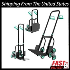 440 Lbs Heavy Duty Stair Climbing Cart ,Folding Stair Climber Hand Truck Trolley