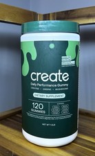 Create Daily Performance Gummy 120 Gummies - NEW SEALED- Exp 01/31/2027