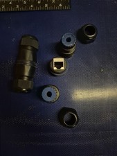 Ip67 Rated Weather Proof Rj45 splice Connector Female to Female Ethernet Coupler