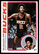 1978-79 Topps Basketball Junior Bridgeman Milwaukee Bucks #56 Card EX-MT