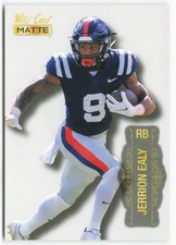 2022 Jerrion Ealy Wild Card Matte White Rookie