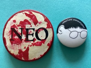 Neo Reluctant Stereotypes Early Punk Vortex Related Vintage Pin Badges