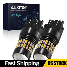 24x 3157 Led Turn Signal Light Bulb Amber Yellow 3057 3056 3457 Canbus Ready