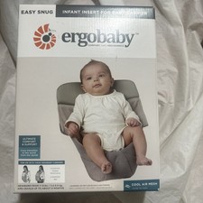 Ergobaby Easy Snug Infant Insert For Baby Carrier Cool Air Mesh Gray A0