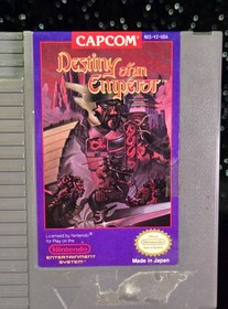 Destiny of an Emperor~Nintendo NES, 1990~Authentic and Tested~Loose
