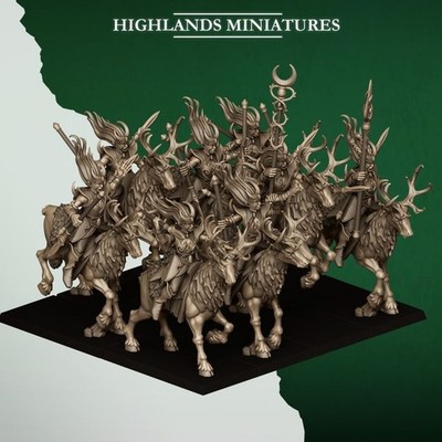 Highlands Miniatures Feral Elves Moonlight Sisters 28mm/32mm