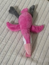 Nuby Pink Flamingo Pacifier Holder Plush