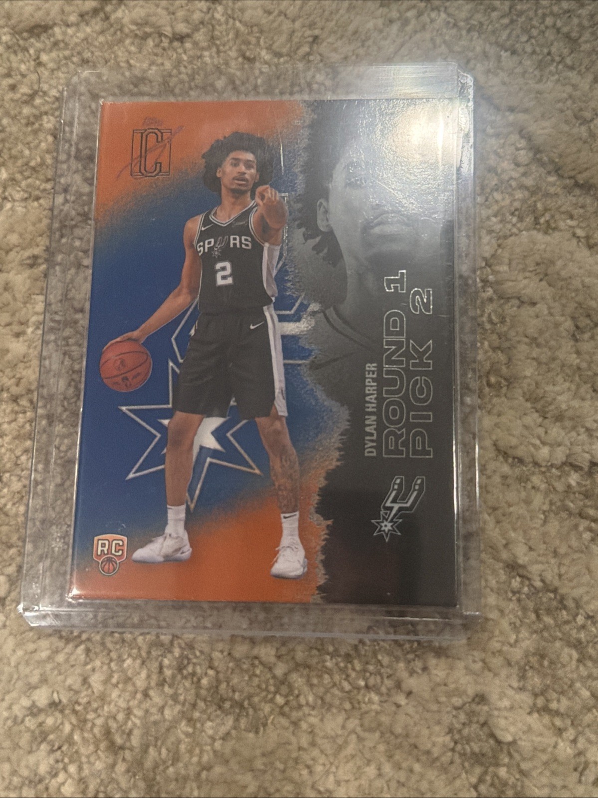 2025-26 Signature Collection Dylan Harper Rc Orange/blue Parallel