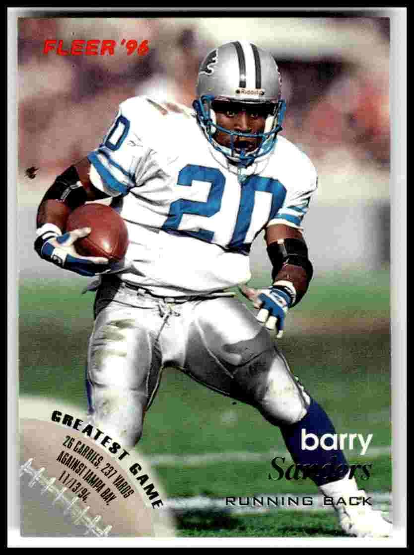 1996 Fleer #47 Barry Sanders