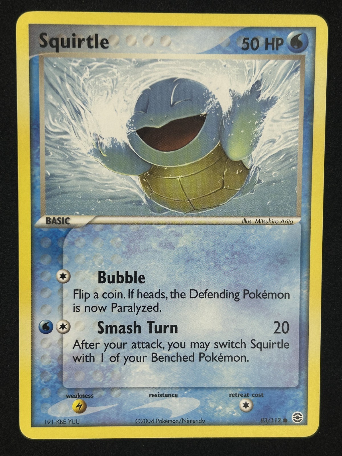 Squirtle - 083/112 Common FireRed & LeafGreen 83/112 ⭐ NM ⭐