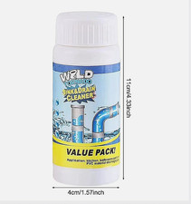 Powerful Sink Drain Cleaner Powder Fast Acting Home Bathroom Cleaning Tool