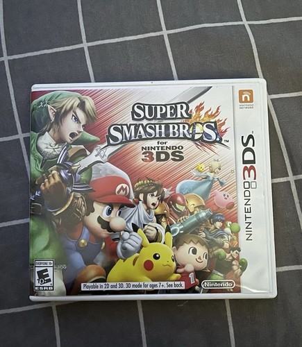 **NICHT FUNKTIONSFÄHIG** Super Smash Bros Nintendo für Nintendo 3DS (CIB)