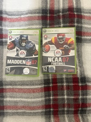 EA SPORTS Madden NFL 07 & NCAA Football 07 Xbox 360 Sports Manual Included 2006