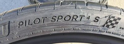 ONE BRAND NEW 345/25ZR21 Michelin Pilot Sport 4S ZP Run Flat Tire