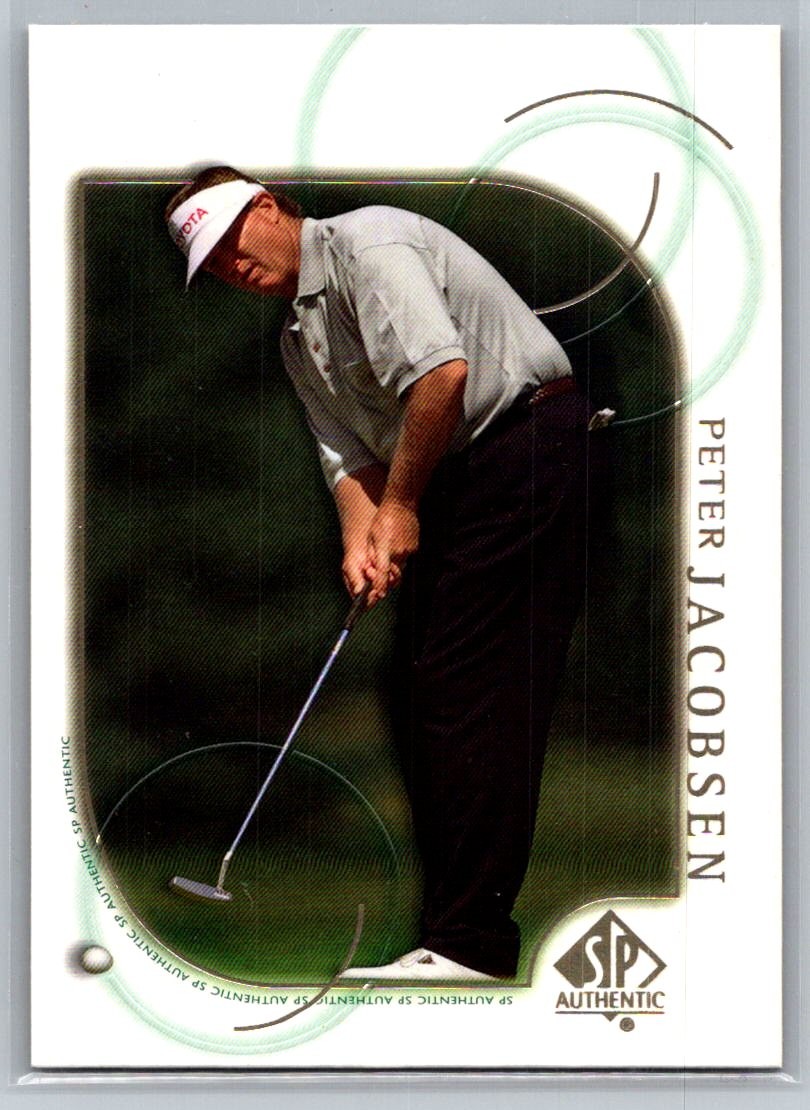 2001 SP Authentic Golf #31 Peter Jacobsen - VG