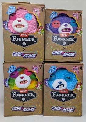 BRAND NEW IN HAND HTF Fuggler x Care Bears Complete Set Of All 4