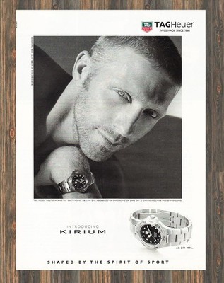 Tag Heuer Kirium - Boris Becker - Reklame Werbeanzeige Original-Werbung 1997