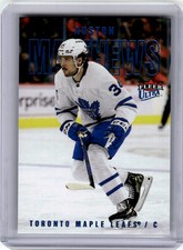 Auston Matthews Blue Foil #1 /399 2021-22 Fleer Ultra Hockey Toronto Maple Leafs