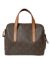 FOSSIL Borsa a tracolla Donna Borsa marrone-crema stile casual