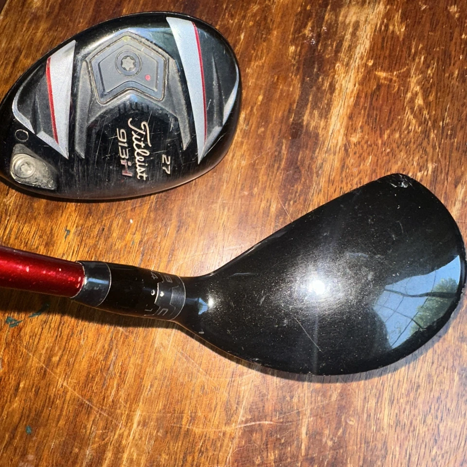 Juego Titleist 913H 24° y 27 Híbrido Mitsubishi Rayon Bassara 60HYB Grafito Senior Foto 4 de 4